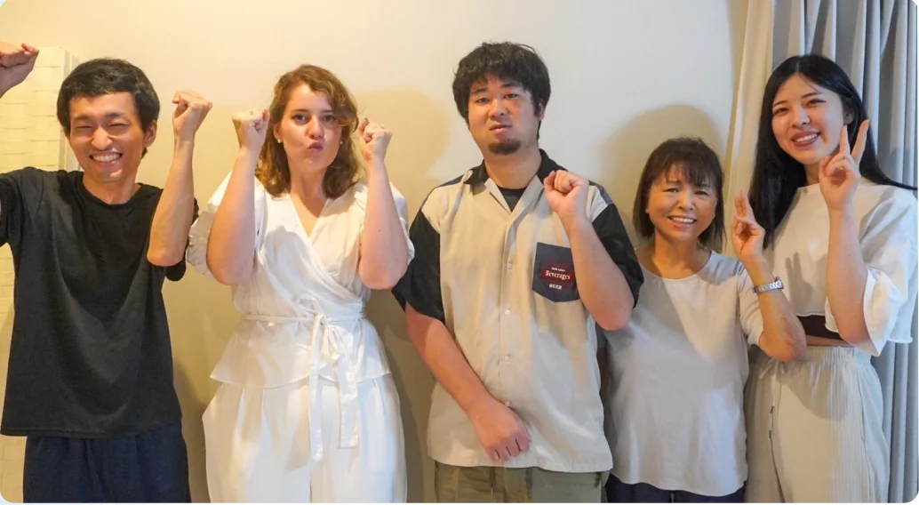 日本人スタッフと参加者