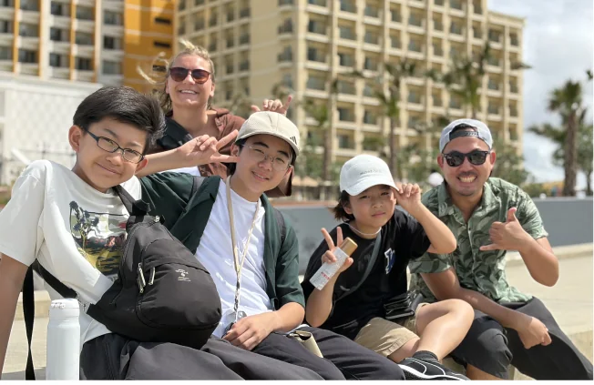 English Camp沖縄に参加した小中学生