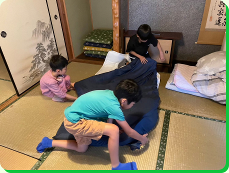 入浴・自由時間