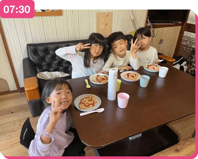 朝食