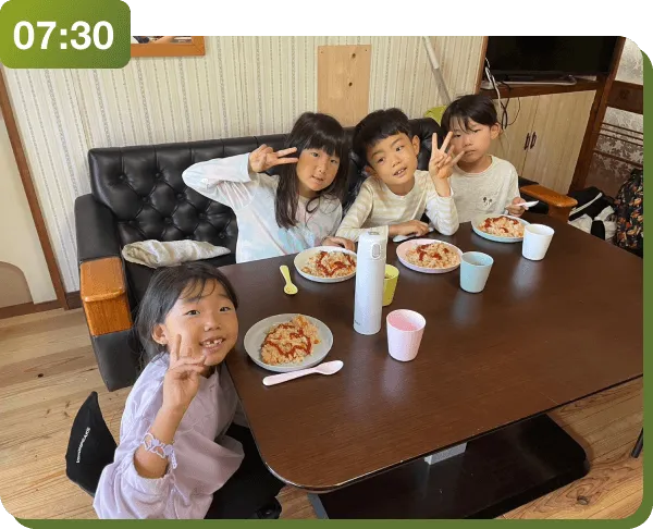朝食